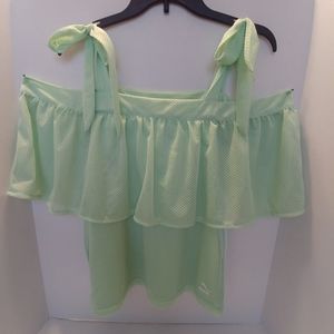 Puma Mesh Green Tank Top